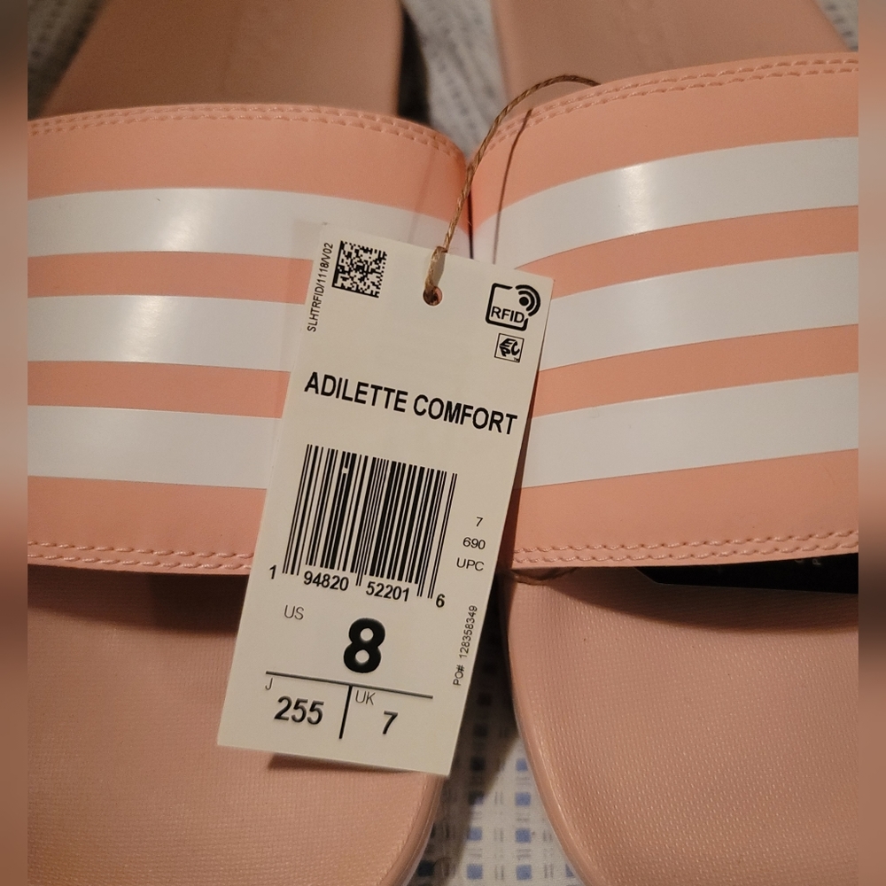 Adidas Adilette Comfort Slide Sandal - Women's Size 8 - Picture 5 of 6